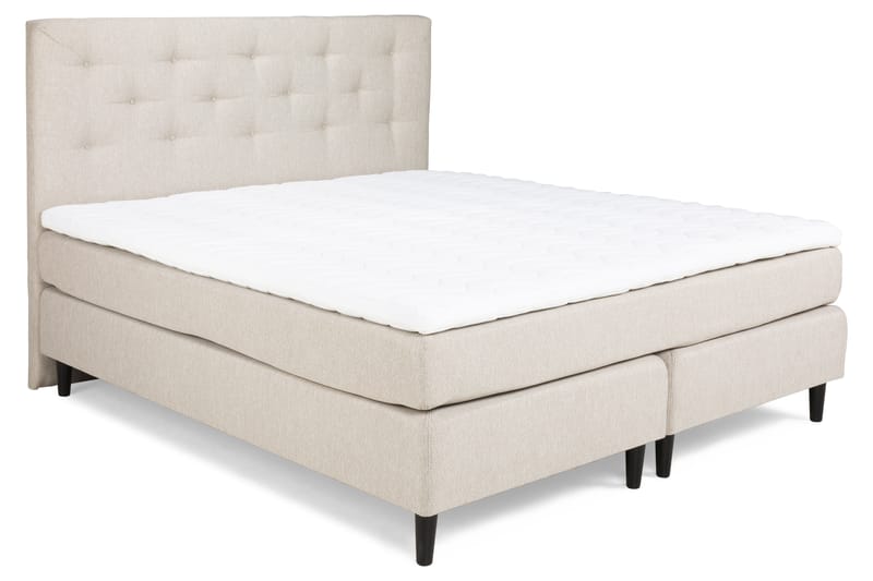 Komplett Sängpaket Laze Deluxe 160x200 Beige - Beige - Möbler - Säng - Kontinentalsäng