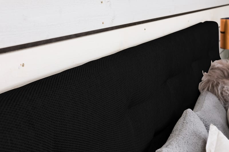 Komplett Sängpaket Laze Deluxe 160x200 Svart - Svart - Möbler - Säng - Kontinentalsäng