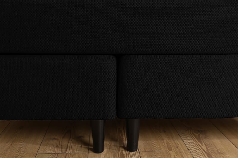 Komplett Sängpaket Laze Deluxe 160x200 Svart - Svart - Möbler - Säng - Kontinentalsäng