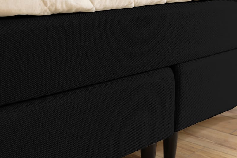 Komplett Sängpaket Laze Deluxe 160x200 Svart - Svart - Möbler - Säng - Kontinentalsäng
