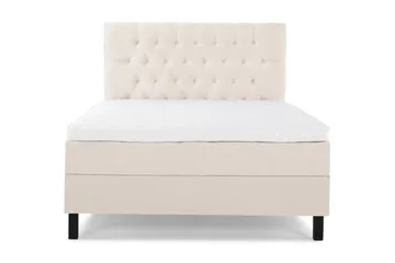 Komplett Sängpaket Lucky 120x200 Diamant Sänggavel Beige - Skum - Möbler - Säng - Enkelsäng