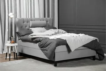 Komplett Sängpaket Lucky 120x200 Diamant Sänggavel Mellangr - Skum Nackkudde Liten - Möbler - Säng - Enkelsäng