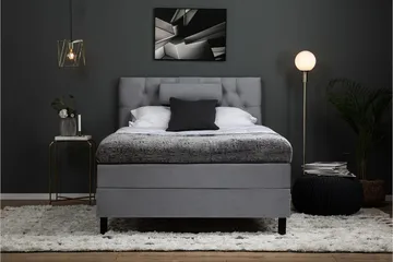 Komplett Sängpaket Lucky 120x200 Diamant Sänggavel Mellangr - Skum Nackkudde Liten - Möbler - Säng - Enkelsäng