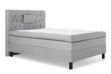 Komplett Sängpaket Lucky 120x200 Diamant Sänggavel Mellangr - Polyeter Nackkudde Liten - Möbler - Säng - Enkelsäng