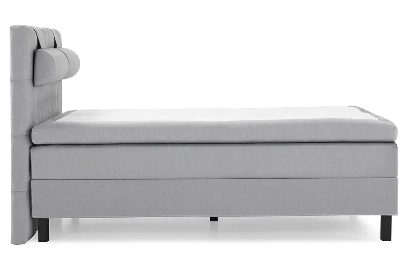 Komplett Sängpaket Lucky 140x200 Diamant Sänggavel Ljusgrå - Polyeter Nackkudde Stor - Möbler - Säng - Kontinentalsäng