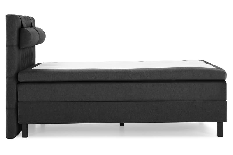 Komplett Sängpaket Lucky 140x200 Diamant Sänggavel Svart/Gr - Latex Nackkudde Stor - Möbler - Säng - Kontinentalsäng