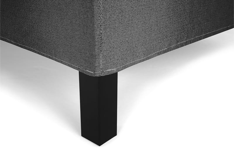 Komplett Sängpaket Lucky 160x200 Diamant Sänggavel Svart/Gr - Polyeter - Möbler - Säng - Kontinentalsäng