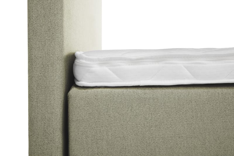 Komplett Sängpaket Lucky 160x200 Slät Sänggavel Grön - Skum Nackkudde Stor - Möbler - Säng - Kontinentalsäng