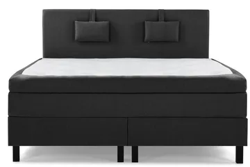 Lucky Slät Sänggavel 160 cm - Svart/Grå