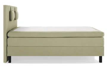 Komplett Sängpaket Lucky 180x200 Slät Sänggavel Grön - Latex Nackkudde Liten - Möbler - Säng - Kontinentalsäng