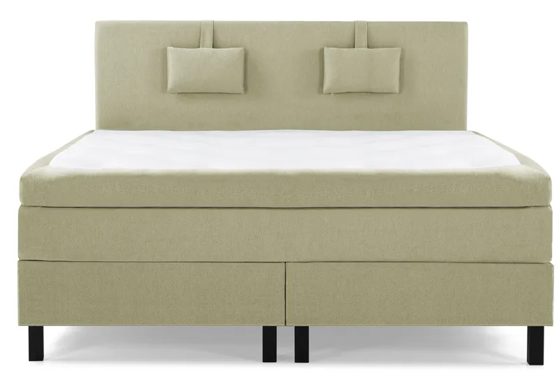 Komplett Sängpaket Lucky 180x200 Slät Sänggavel Grön - Latex Nackkudde Liten - Möbler - Säng - Kontinentalsäng