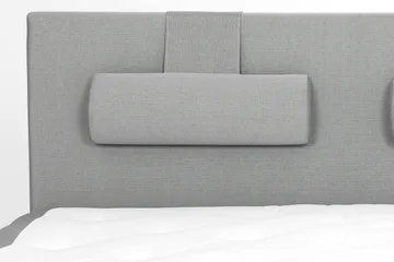 Komplett Sängpaket Lucky 180x200 Slät Sänggavel Ljusgrå - Skum Nackkudde Stor - Möbler - Säng - Kontinentalsäng