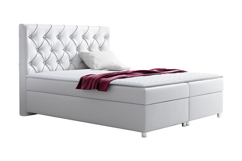 Komplett Sängpaket Milano 120x200 cm - Vit - Komplett sängpaket - Kontinentalsäng