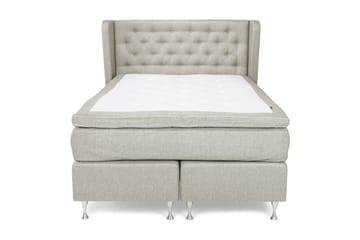 Komplett Sängpaket Mist 140x200 m/Sidor Beige/Vit - Grå|Beige - Möbler - Säng - Kontinentalsäng