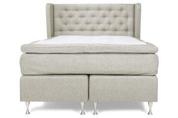 Komplett Sängpaket Mist 140x200 m/Sidor Beige/Vit - Grå|Beige - Möbler - Säng - Kontinentalsäng