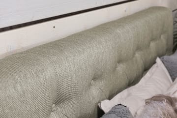 Komplett Sängpaket Mist 140x200 m/Sidor Beige/Vit - Grå|Beige - Möbler - Säng - Kontinentalsäng