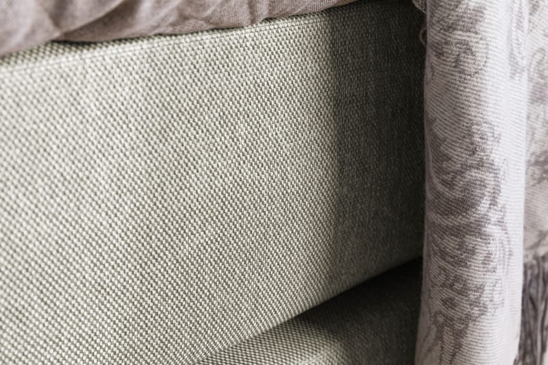 Komplett Sängpaket Mist 140x200 m/Sidor Beige/Vit - Grå|Beige - Möbler - Säng - Kontinentalsäng