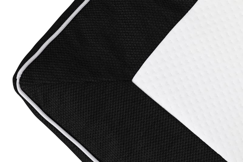 Komplett Sängpaket Mist 140x200 Svart/Vit - Svart - Möbler - Säng - Kontinentalsäng