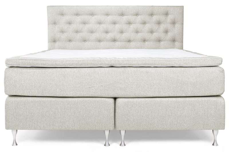 Komplett Sängpaket Mist 160x200 Beige - Beige - Kontinentalsäng - Dubbelsäng - Komplett sängpaket