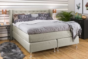 Komplett Sängpaket Mist 160x200 med Sidor Beige - Beige - Möbler - Säng - Kontinentalsäng