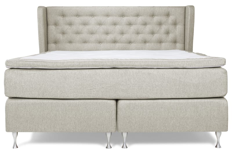 Komplett Sängpaket Mist 160x200 med Sidor Beige - Beige - Komplett sängpaket - Kontinentalsäng - Dubbelsäng