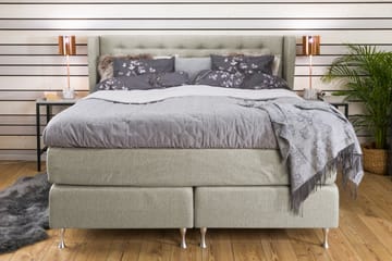 Komplett Sängpaket Mist 160x200 med Sidor Beige - Beige - Möbler - Säng - Kontinentalsäng