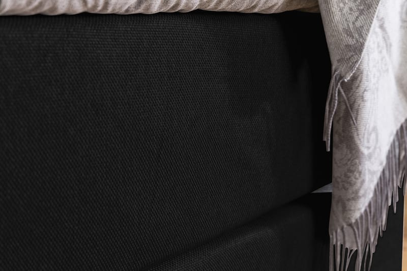 Komplett Sängpaket Mist 160x200 med Sidor Svart - Svart - Möbler - Säng - Kontinentalsäng