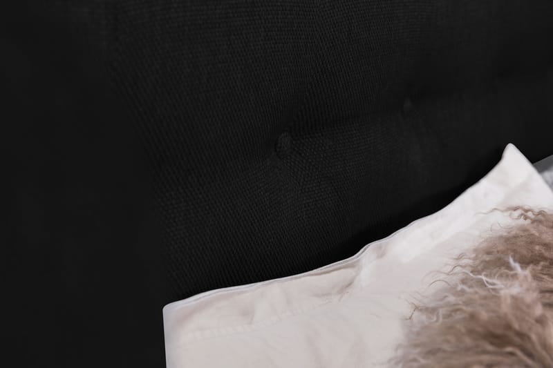 Komplett Sängpaket Mist 160x200 med Sidor Svart - Svart - Möbler - Säng - Kontinentalsäng