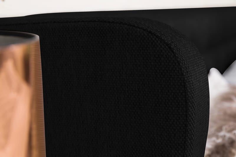 Komplett Sängpaket Mist 160x200 med Sidor Svart - Svart - Möbler - Säng - Kontinentalsäng