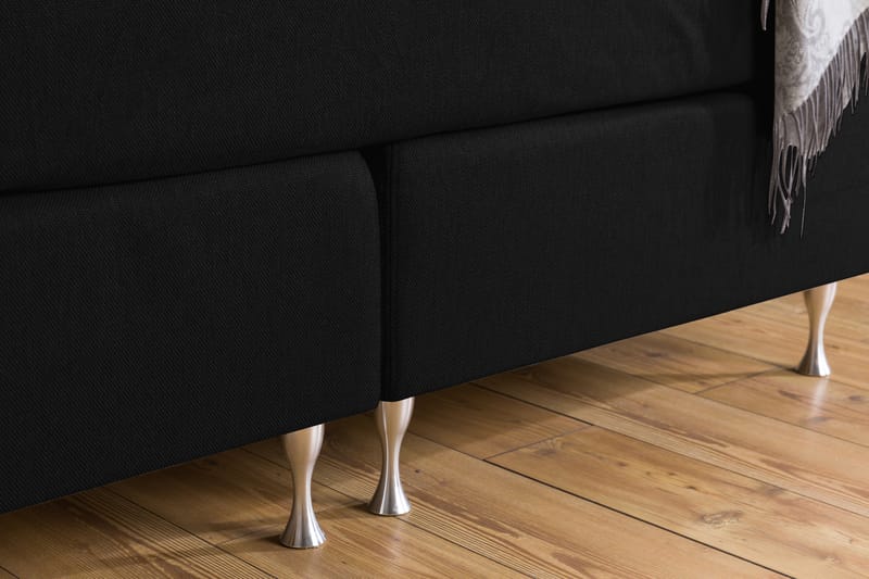Komplett Sängpaket Mist 160x200 med Sidor Svart - Svart - Möbler - Säng - Kontinentalsäng