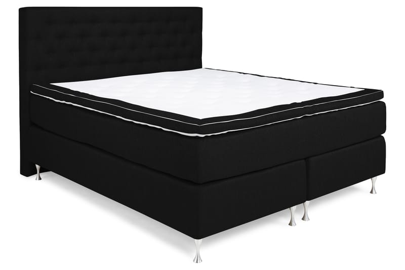 Komplett Sängpaket Mist 160x200 Svart - Svart - Möbler - Säng - Kontinentalsäng