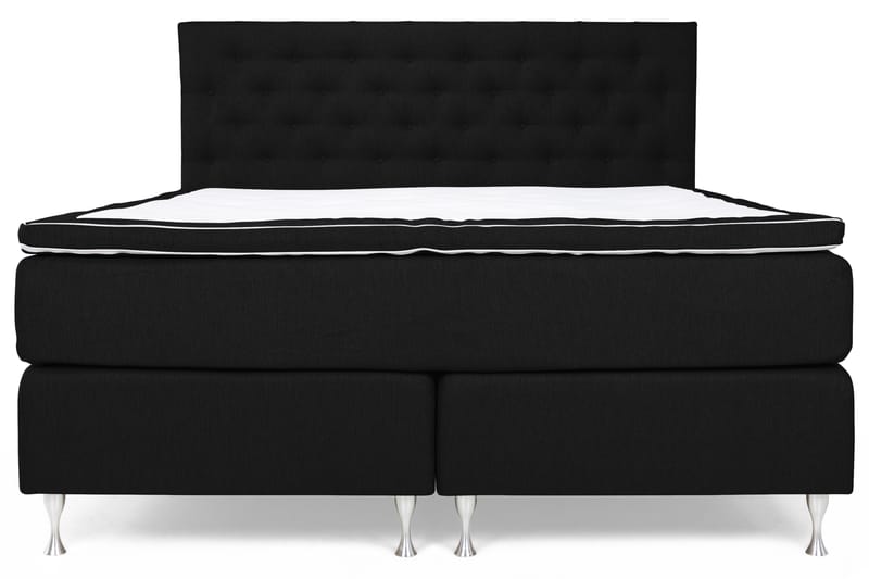 Komplett Sängpaket Mist 160x200 Svart - Svart - Möbler - Säng - Kontinentalsäng
