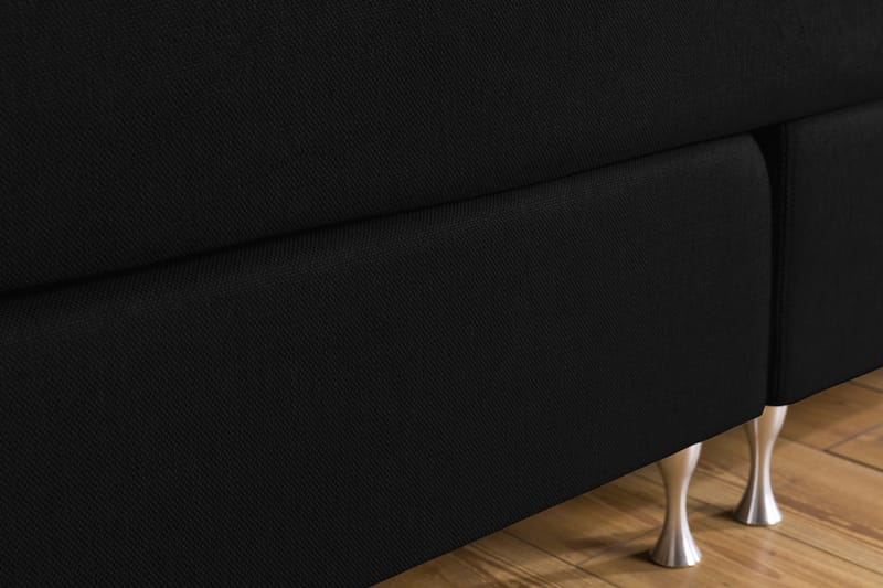 Komplett Sängpaket Mist 160x200 Svart - Svart - Möbler - Säng - Kontinentalsäng