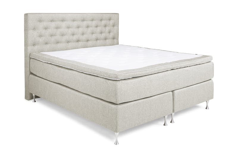 Komplett Sängpaket Mist 180x200 Beige - Beige - Möbler - Säng - Kontinentalsäng