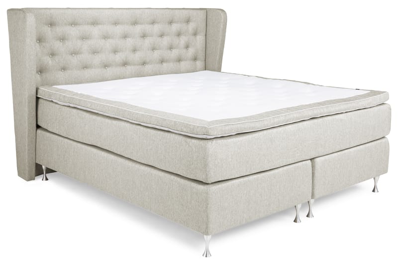 Komplett Sängpaket Mist 180x200 med Sidor Beige - Beige - Möbler - Säng - Kontinentalsäng