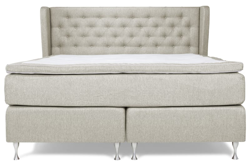 Komplett Sängpaket Mist 180x200 med Sidor Beige - Beige - Komplett sängpaket - Kontinentalsäng - Dubbelsäng