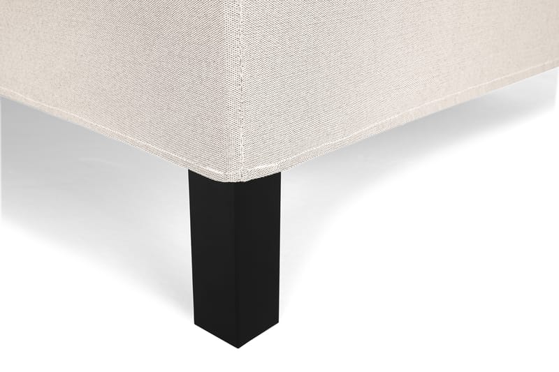 Komplett Sängpaket Olivia 120x200 Diamant Sänggavel Beige - Polyeter - Kontinentalsäng - Komplett sängpaket