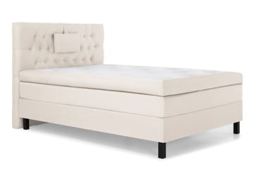 Komplett Sängpaket Olivia 120x200 Diamant Sänggavel Beige - Polyeter Nackkudde Liten - Möbler - Säng - Kontinentalsäng