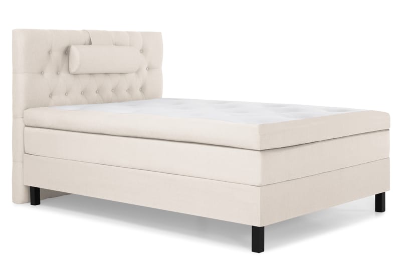 Komplett Sängpaket Olivia 120x200 Diamant Sänggavel Beige - Polyeter Nackkudde Stor - Möbler - Säng - Kontinentalsäng