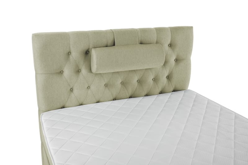 Komplett Sängpaket Olivia 120x200 Diamant Sänggavel Grön - Skum Nackkudde Stor - Möbler - Säng - Kontinentalsäng