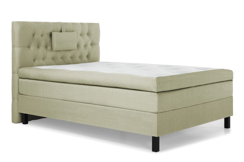 Komplett Sängpaket Olivia 120x200 Diamant Sänggavel Grön - Polyeter Nackkudde Liten - Möbler - Säng - Kontinentalsäng