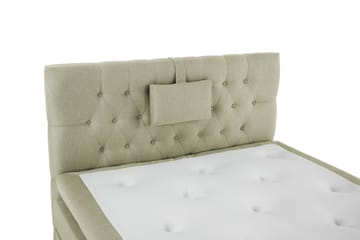 Komplett Sängpaket Olivia 120x200 Diamant Sänggavel Grön - Polyeter Nackkudde Liten - Möbler - Säng - Kontinentalsäng