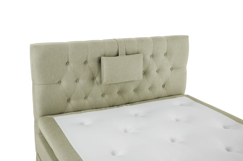 Komplett Sängpaket Olivia 120x200 Diamant Sänggavel Grön - Polyeter Nackkudde Liten - Möbler - Säng - Kontinentalsäng