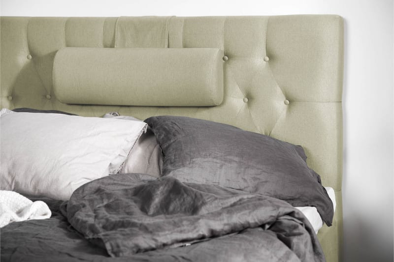 Komplett Sängpaket Olivia 120x200 Diamant Sänggavel Grön - Polyeter Nackkudde Stor - Möbler - Säng - Kontinentalsäng
