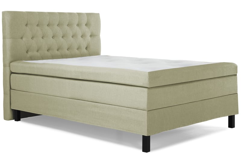 Komplett Sängpaket Olivia 120x200 Diamant Sänggavel Grön - Polyeter - Möbler - Säng - Kontinentalsäng