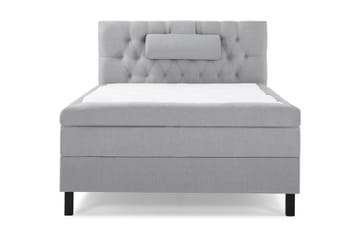 Komplett Sängpaket Olivia 120x200 Diamant Sänggavel Ljusgrå