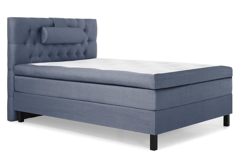 Komplett Sängpaket Olivia 120x200 Diamant Sänggavel Mörkblå - Latex Nackkudde Stor - Möbler - Säng - Kontinentalsäng