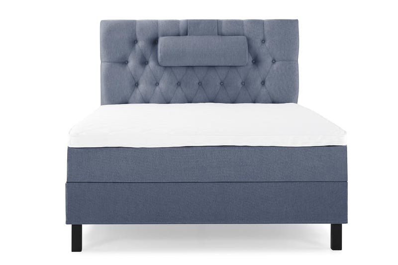Komplett Sängpaket Olivia 120x200 Diamant Sänggavel Mörkblå - Skum Nackkudde Stor - Möbler - Säng - Kontinentalsäng