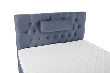 Komplett Sängpaket Olivia 120x200 Diamant Sänggavel Mörkblå - Skum Nackkudde Stor - Möbler - Säng - Kontinentalsäng