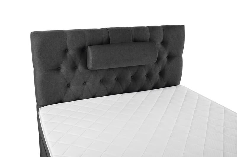 Komplett Sängpaket Olivia 120x200 Diamant Sänggavel Svart/Gr - Skum Nackkudde Stor - Möbler - Säng - Kontinentalsäng
